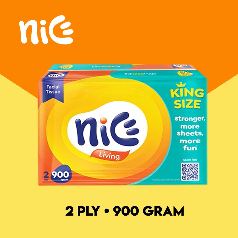 NICE FACIAL TISSUE SOFT 2PLY 900'S