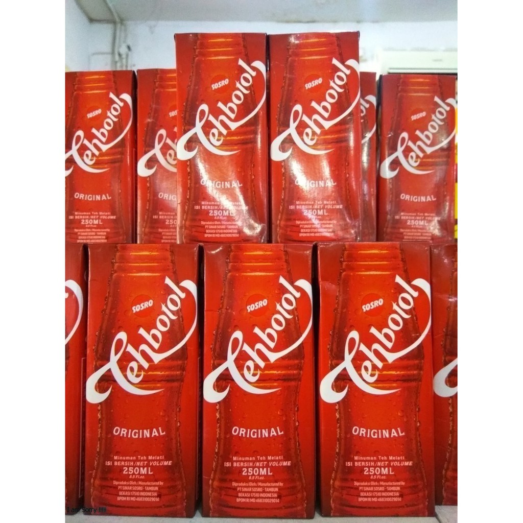 

Teh Botol Sosro Kotak 250ml isi 24pcs / Kardus