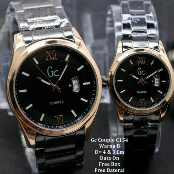 Jam tangan couple pria cowok wanita cewek GC guess collection STOK TERBATAS