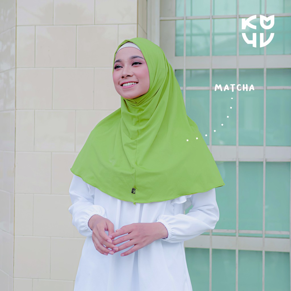 Koyu Hijab OLIVIA instant pendek (pilih warna)