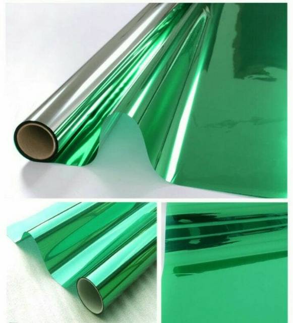 sticker kaca motif/stiker kaca film one way gren silver