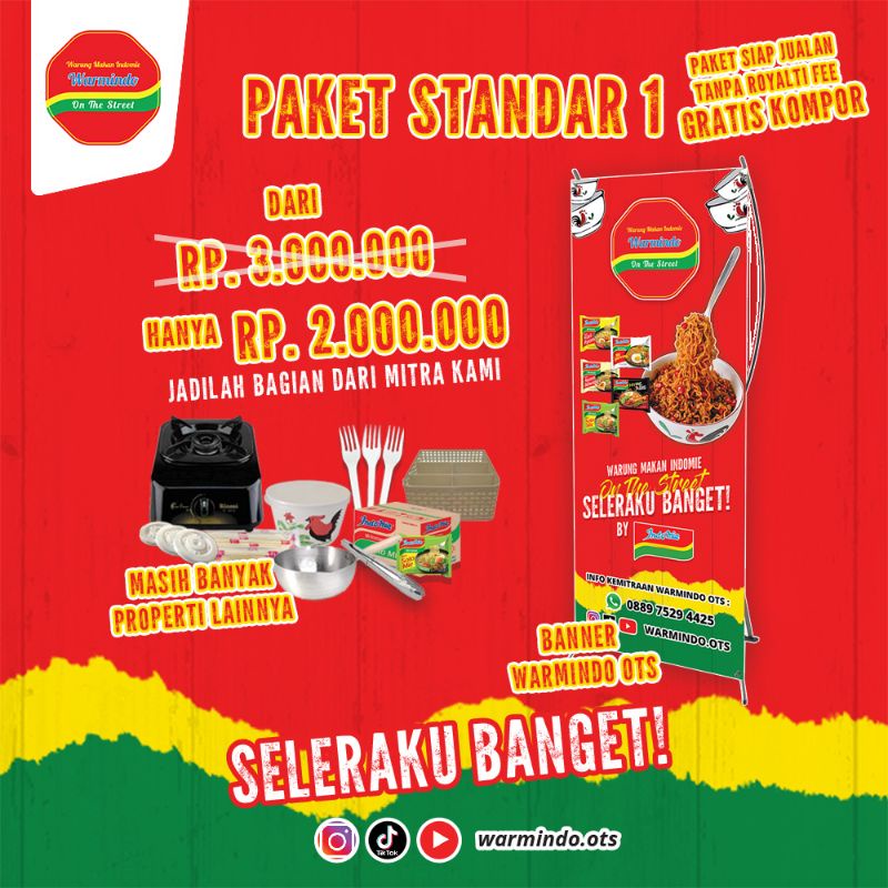Warmindo Kekinian / Paket Usaha warmindo / Paket Standart 1