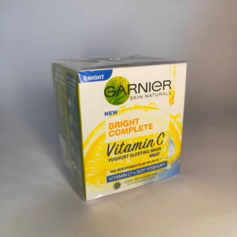 Garnier Light Complete Whitespeed Vitamin C // Garnier Serum Booster 30ml  / Garnier Light Complete Day Cream / Garnier Light Complete Night Cream 50ml-Night