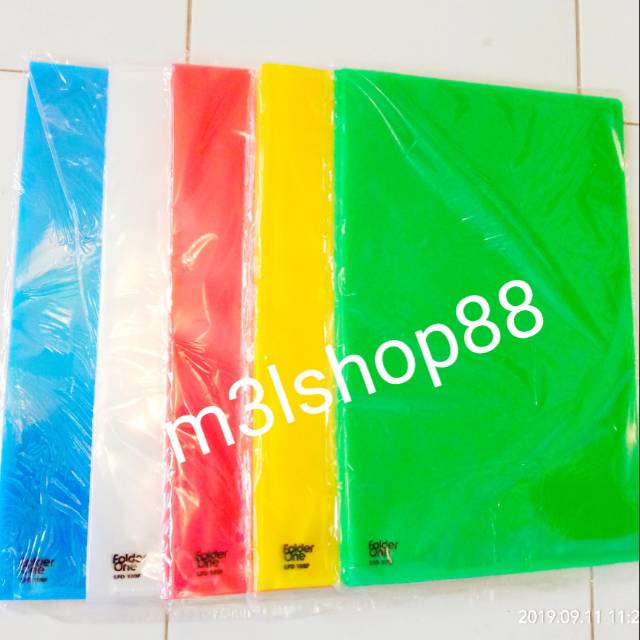 

Map bening / map L / clear sleve folio Folder one (12 pcs)