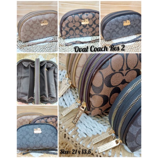 Dompet Oval Resleting 2 Free Tali