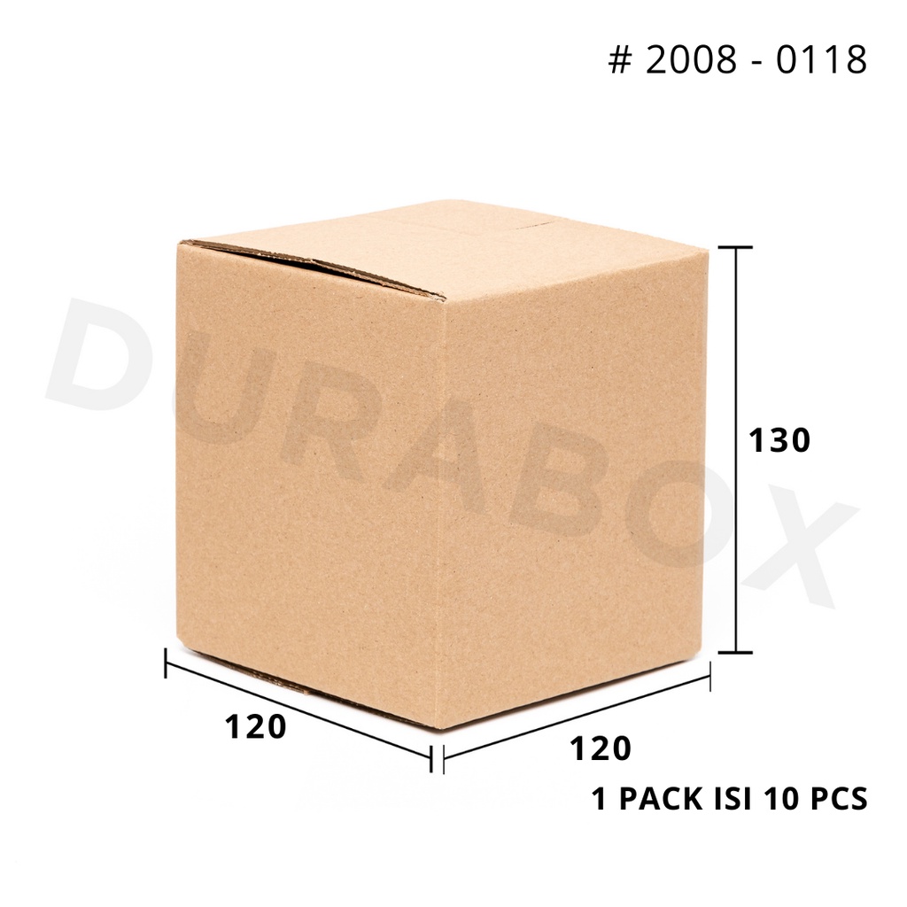 

12 x 12 x 13 cm A1 | KARDUS / KARTON BOX CORRUGATED - KEMASAN / PACKAGING / PACKING MAKANAN | #2008-0118