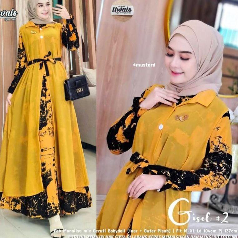 {UPG.10Jn22w} GAMIS SET ROMPI 2IN1/GAMIS ROMPI TERPISAH/GAMIS2022 MURAH