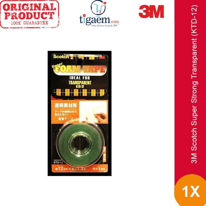 

Siap Kirim 3M Super Strong Transparent (Ktd-12) (Eceran) - Double Tape Ayo Beli