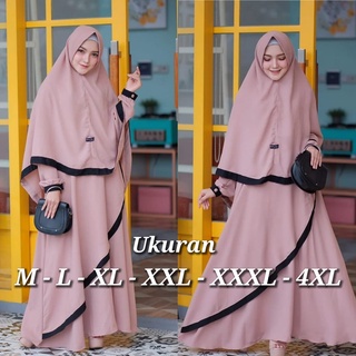 RAHMA SYARI UKURAN M L XL XXL XXL 4XL gamis set busui polos terbaru murah dress KHIMAR JUMBO syar'i DRESS TERMURAH TERLARIS GAMIS PESTA GAMIS SERAGAMAN KONDANGAN SYARI SET HIJAB PERMIUM GAMIS SYARI BIG SIZE MAXY DRESS HITS BAJU GAMIS FASHION MUSLIM WANITA