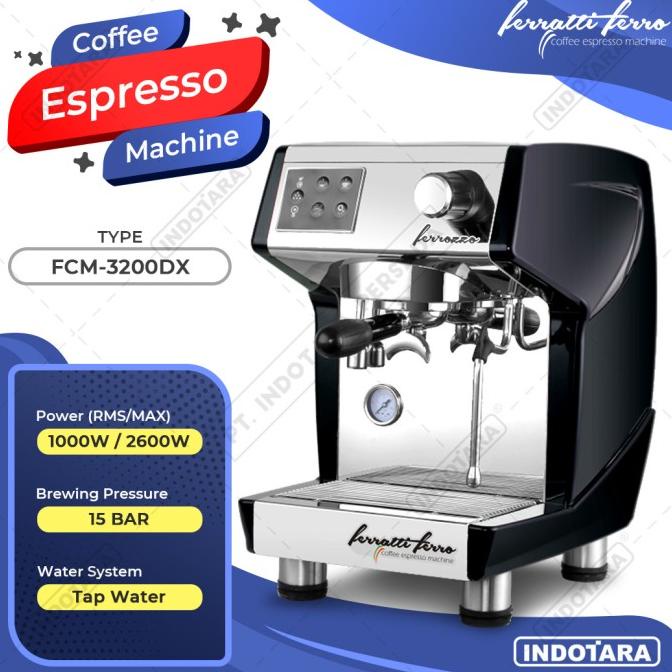 Mesin Kopi Espresso / Espresso Machine Ferratti Ferro FCM3200DX