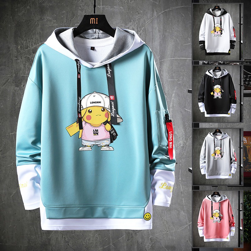 Hoodie Pria Motif Pikachu (A428-1-WY7047)