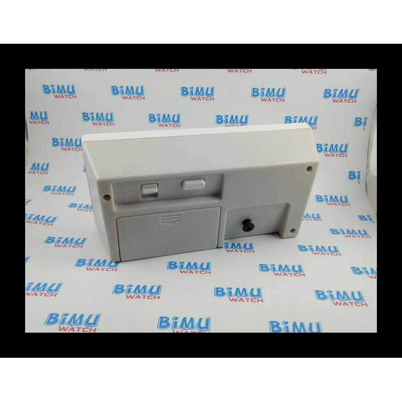 STOK BARU SEIKO ALARM CLOCK QHP004W 5 LOUD SOUNDS / JAM WEKER - MEJA QHP004 DEKORASI MURAH AL6