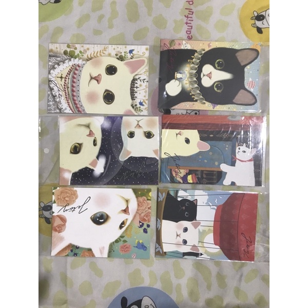 

JETOY CAT POSTCARD KARTU POS KUCING SET 3 ORIGINAL