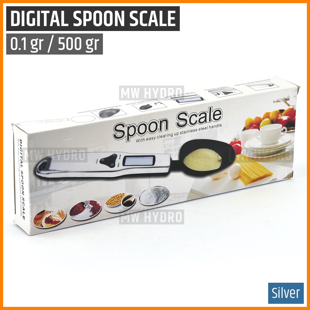 Digital Spoon Scale 0.1 gr / 500 gr, Timbangan Sendok Digital