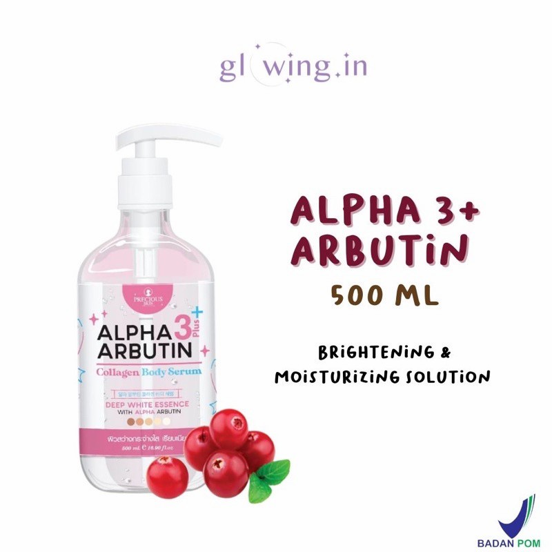 [ BODY SERUM 500ml } ALPHA ARBUTIN COLLAGEN WHITE 10X BOOSTER