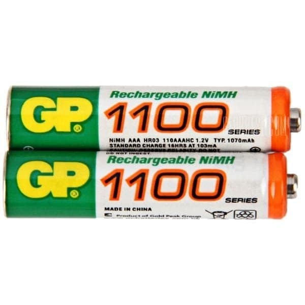 BATERAI GP RECHARGEABLE AAA 1.2V 1100 SERIES