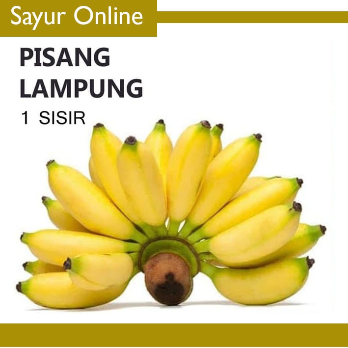 

[SayurOnline] BUAH PISANG LAMPUNG [1 Sisir]