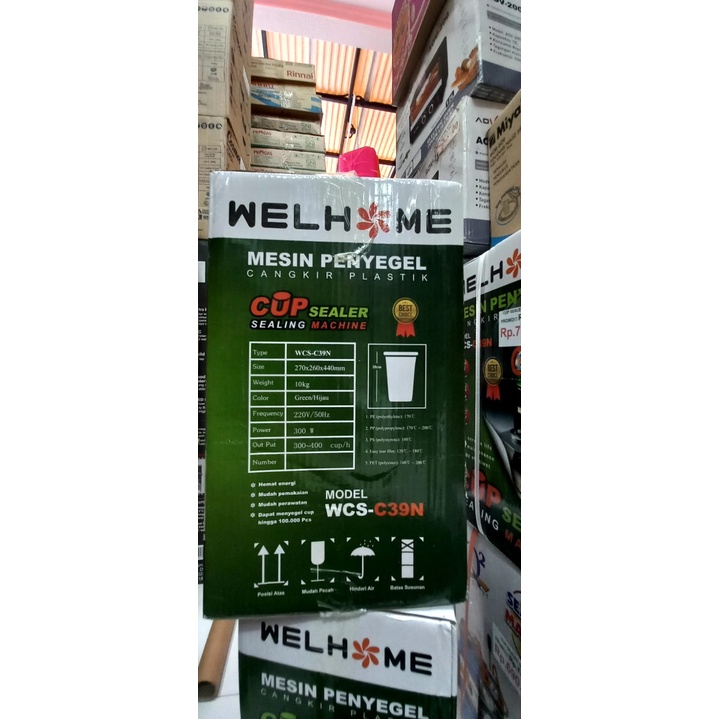 Cup Sealer Welhome C39 / Mesin Penyegel