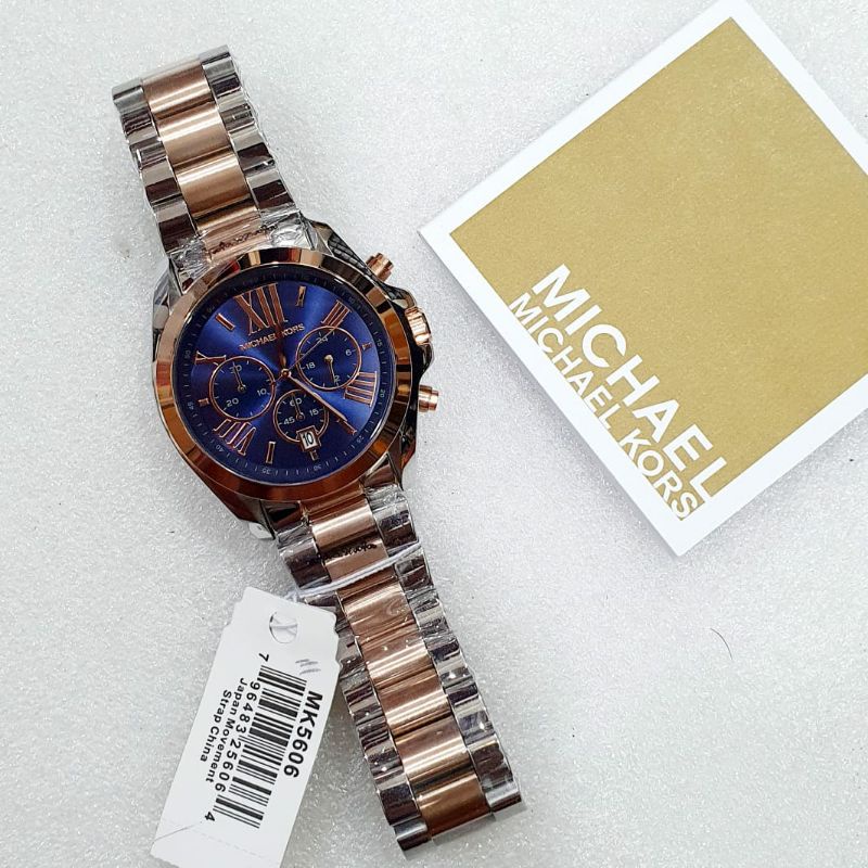 JAM TANGAN PRIA WANITA | RANTAI | KULIT | KARET | MURAH | MICHAEL KORS MK 5606 ORI BERGARANSI