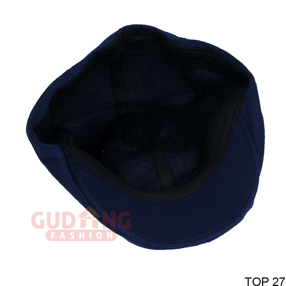 GIOFLO Topi Copet Patino Flat Hat / Topi Pet Sutradara (Banyak Pilihan Warna)