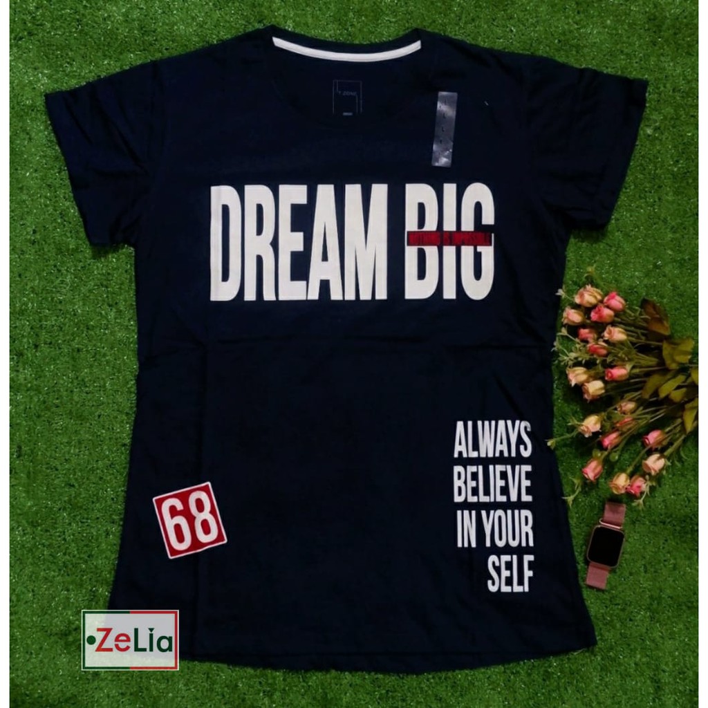 T-SHIRT/KAOS/BAJU WANITA BRAND MATAHARI ORIGINAL TZONE MURAH PENDEK SIZE L