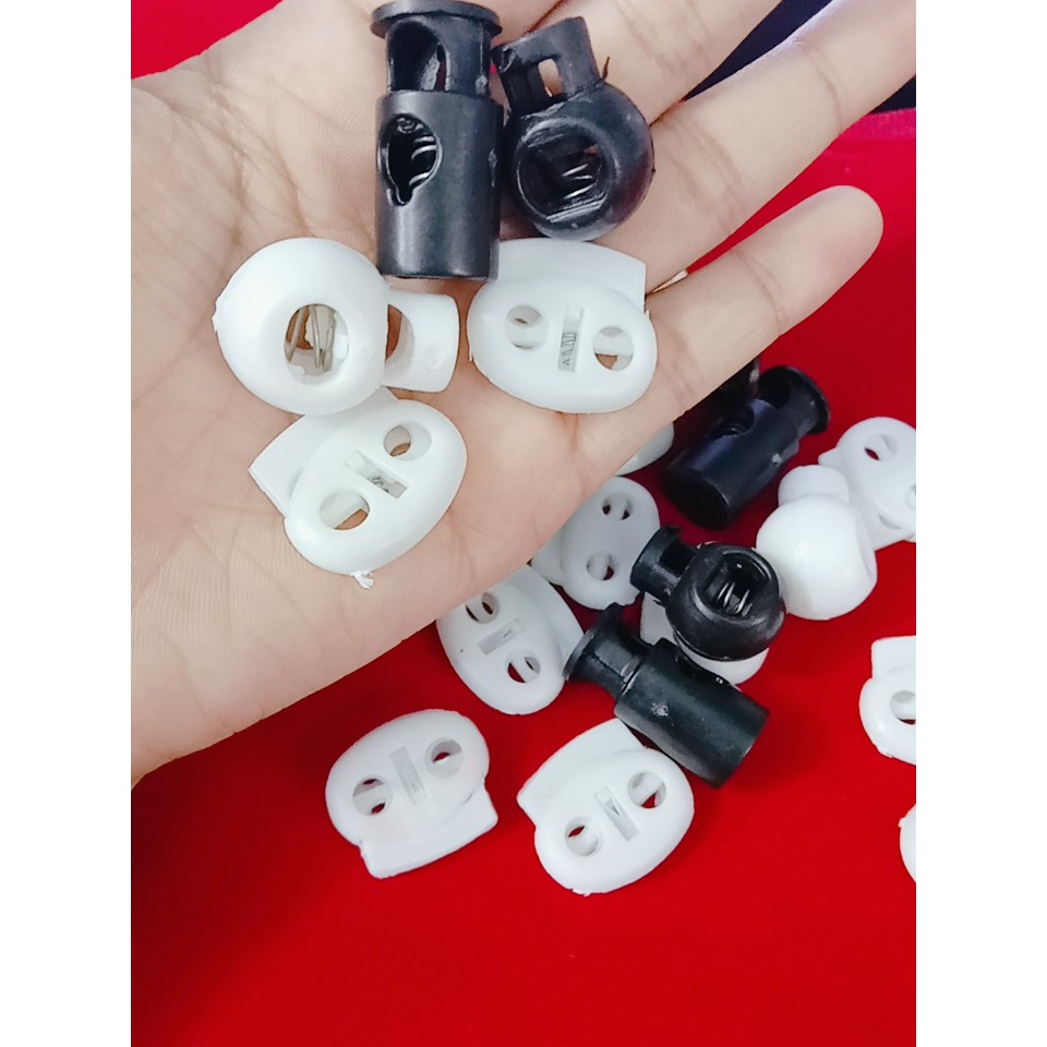 ECERAN RANDOM Stopper bulat /Compo Pengatur Tali Serut Stopper Tabung Stopper Botol stoper tali