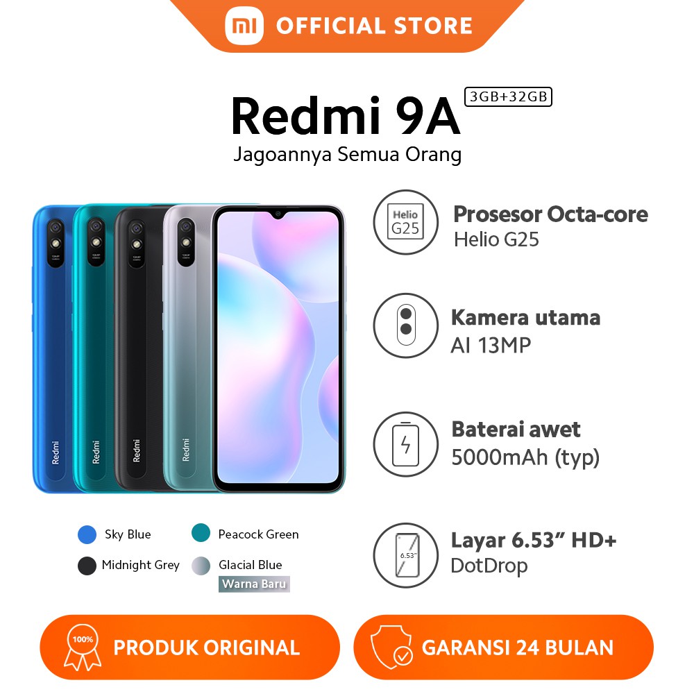 Xiaomi Redmi 9A ram 3GB