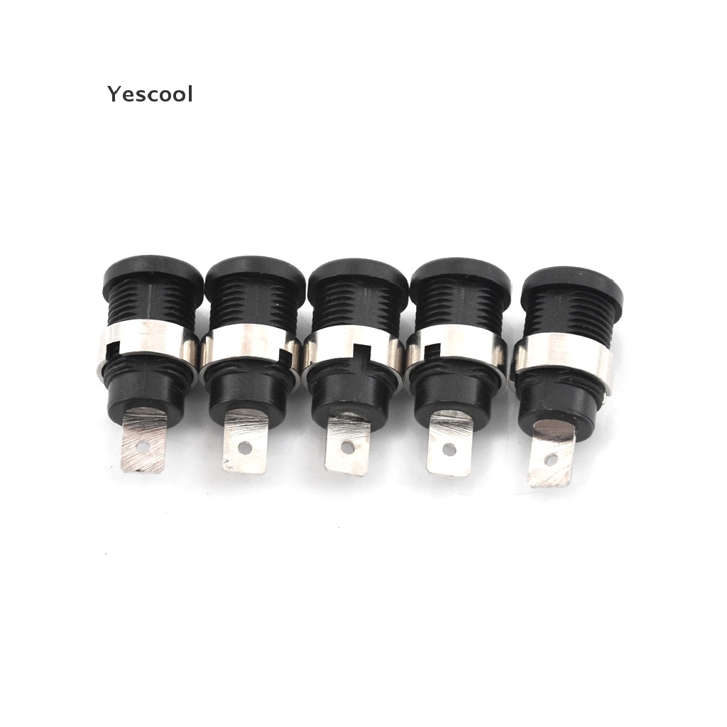 Yescool 10Pcs Socket Jack Banana Female 4mm Untuk Panel Binding Post