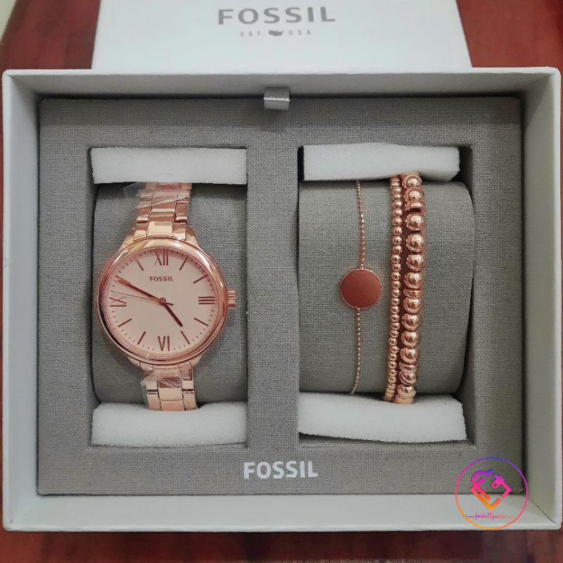 FossiI Watch Rosegold BQ3543 set