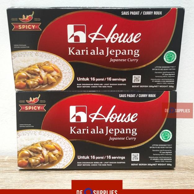 

House Curry Spicy Saus Kari Ala Jepang 300Gr - Bumbu Kari Sauce Japan