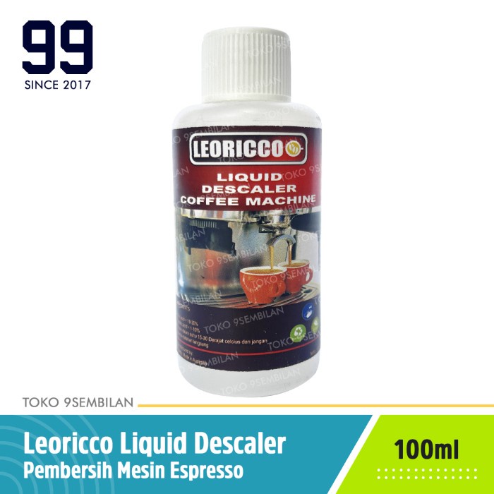 Jual Leoricco Liquid Descaler 100ml Cairan Pembersih Mesin Kopi Espresso CODE525