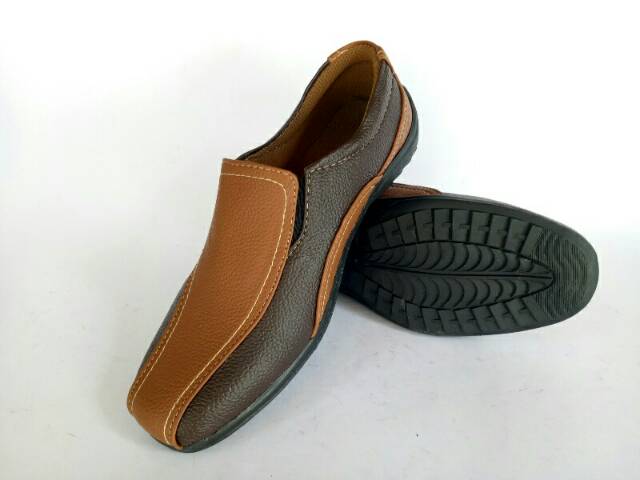 sepatu pria casual murah keren slip on formal cowok