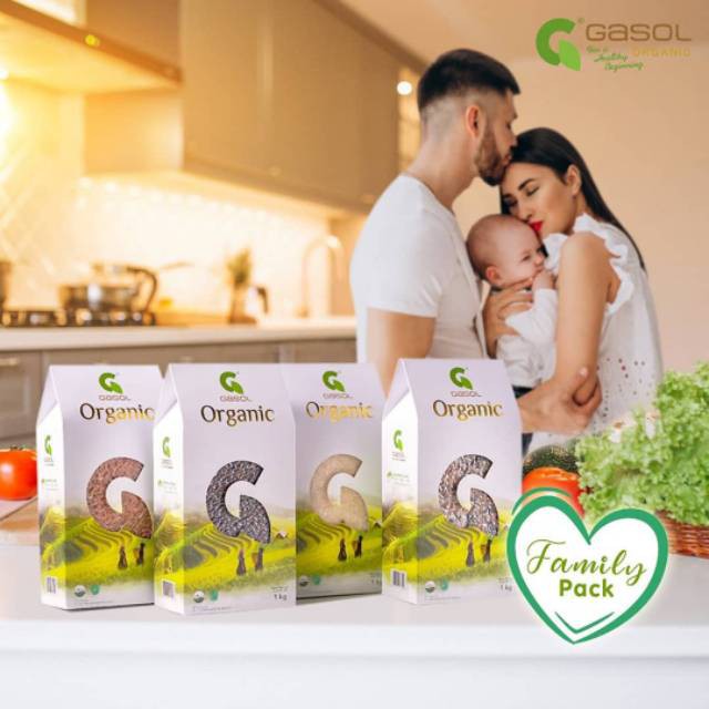 Gasol Beras Organic - Beras 1kg