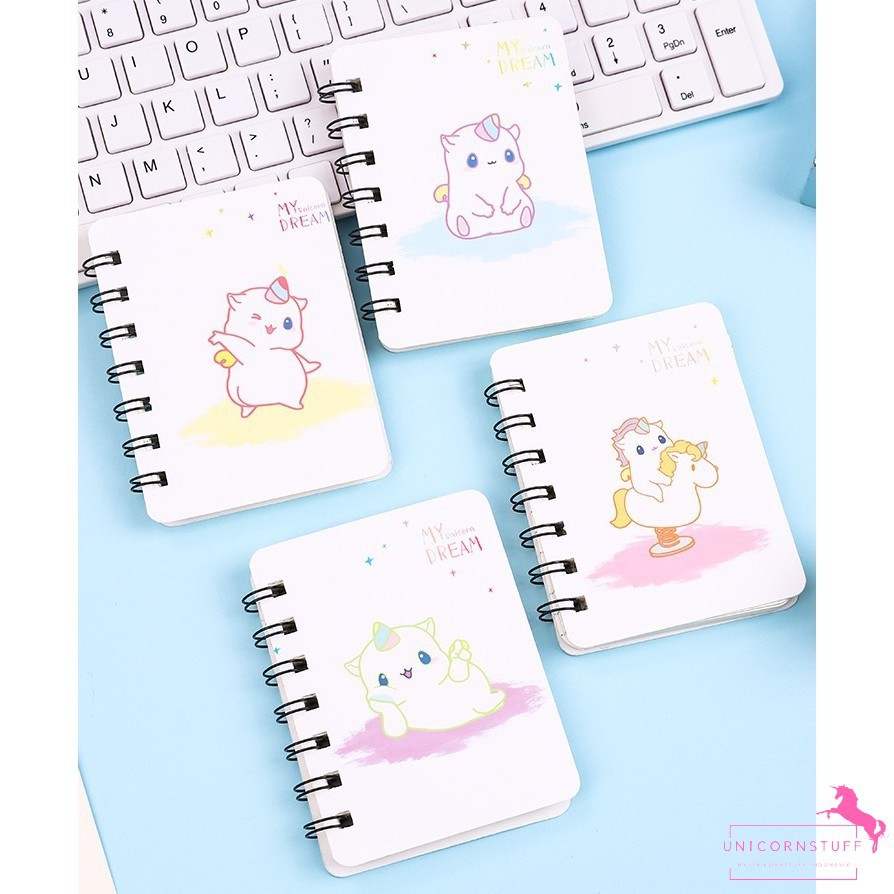 Notebook Buku Tulis Unicorn Kecil Spiral Kado Anak Perempuan Catatan Diary