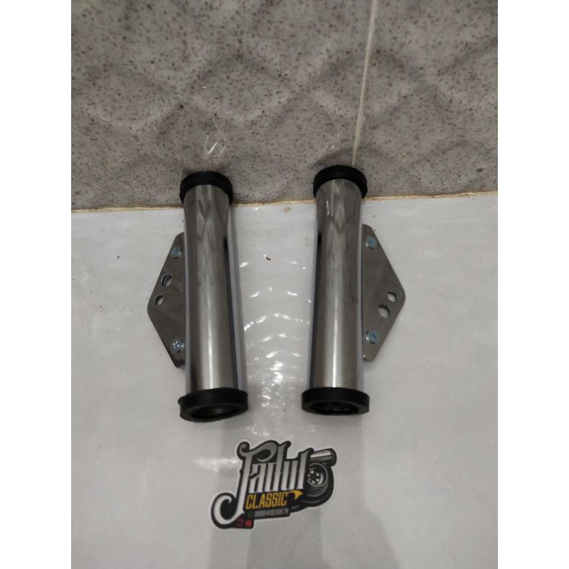 Breket kupingan lampu stainless stainles RX King Megapro Mono Versa CB150 Ninja GL MP Tiger