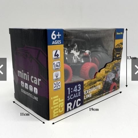 MOBIL REMOTE CONTROL JEEP PR17492 1:43 SCALE RC JEEP MINI CAR KP