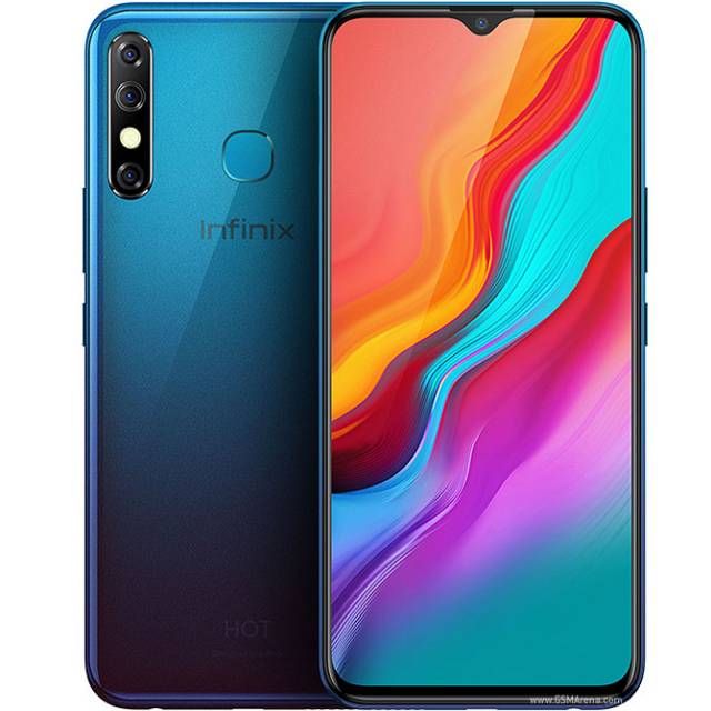 Infinix Hot 8 New Resmi Indonesia 4/64GB RAM 4GB ROM 64GB Android 9 Pie Mediatek P22 Triple Camera