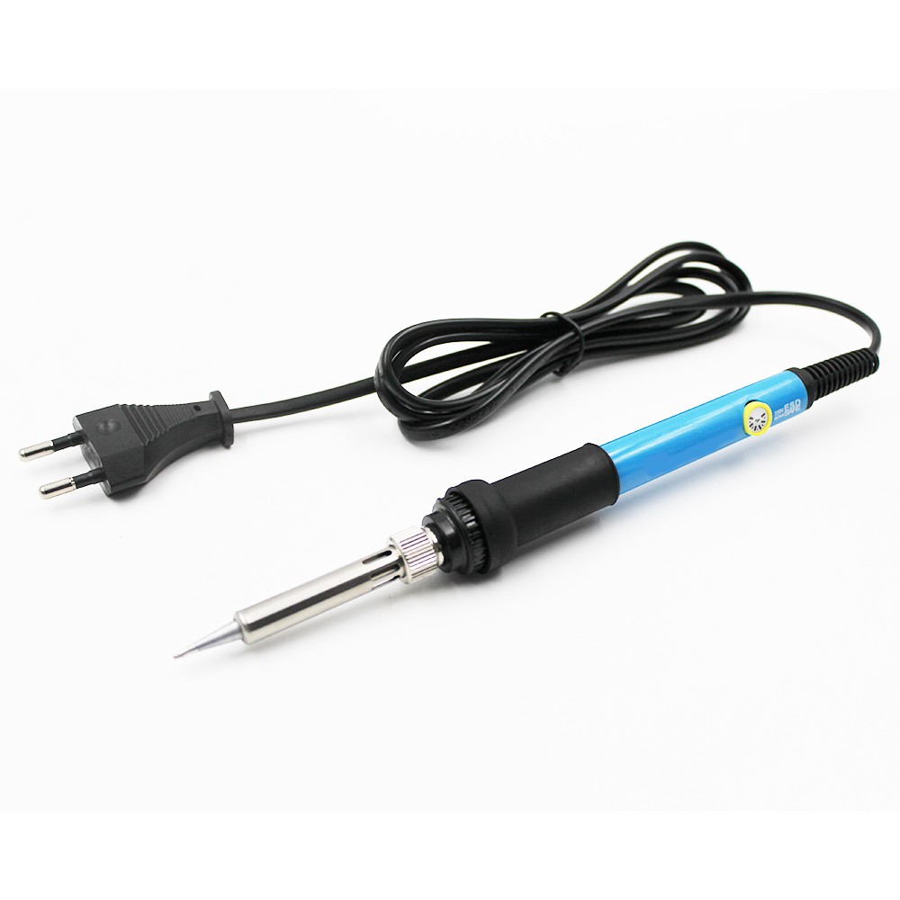 BISA COD  Solder Iron Adjustable Fast Heating Temperature 60W with 5 Tips