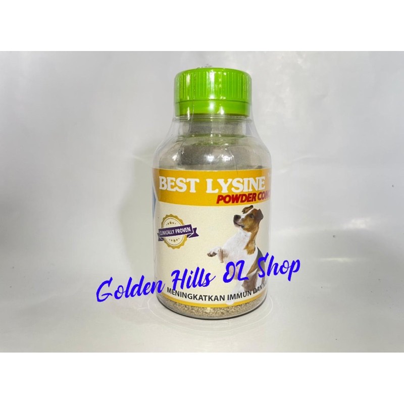 Best Lysine DOG 50gr Lysine untuk anjing