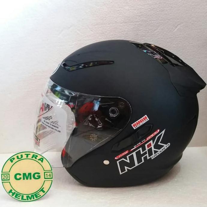●PRODUK BAGUS● HELM NHK R1 BLACK DOF PROMO