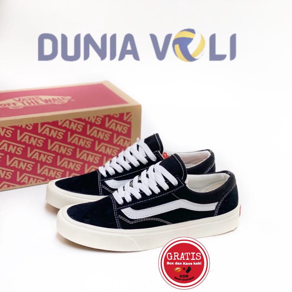 Sepatu Vans OLDSKOOL Classic Premium Free Kaos Kaki