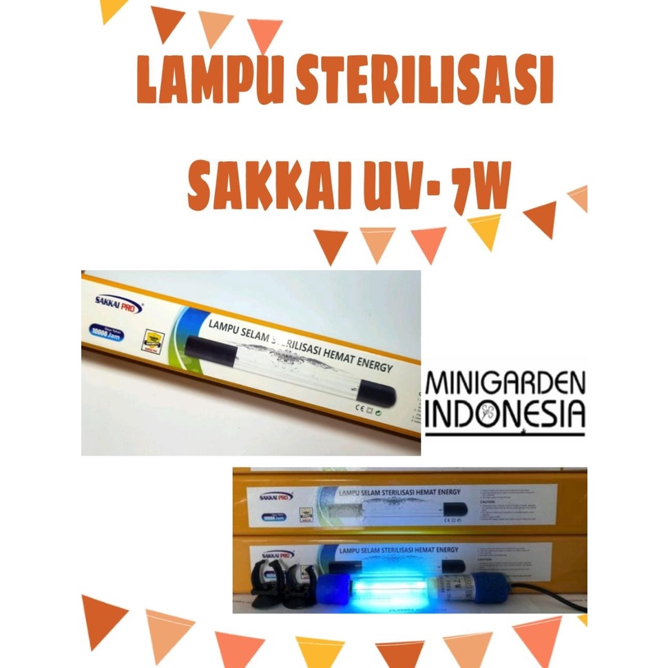 SAKKAI PRO UV 7W UV LAMPU SELAM STERILISASI HEMAT ENERGI AQUARIUM