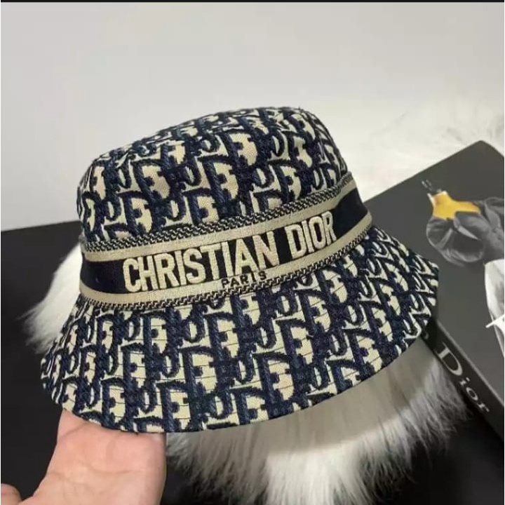 TOPI BUCKET CRISTIAN DI0R PREMIUM/BUCKET HAT WANITA DEWASA DI0r