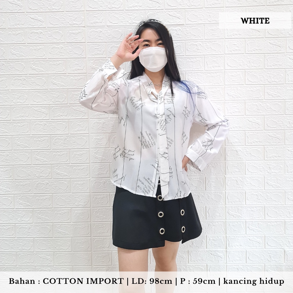 2845 norm tie blouse shirt