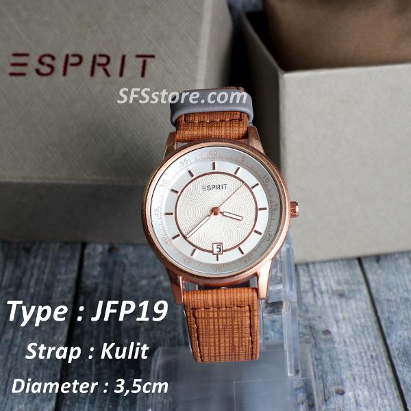 TERMURAH   Jam Tangan Esprit Fashion Wanita Kulit Coklat analog *JFP19   TERLARIS