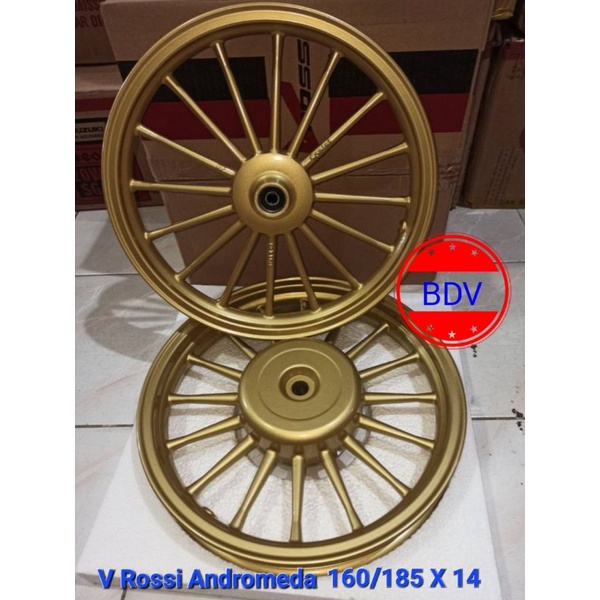 Velg Venom Rossi P16 Andromeda Vario, Beat, Scoopy Gold, Putih (Velg Racing/ Bintang)