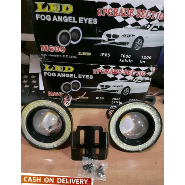 foglamp angel eyes universal ukuran 89mm