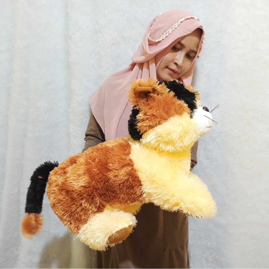 BONEKA Kucing belang XL MURAH