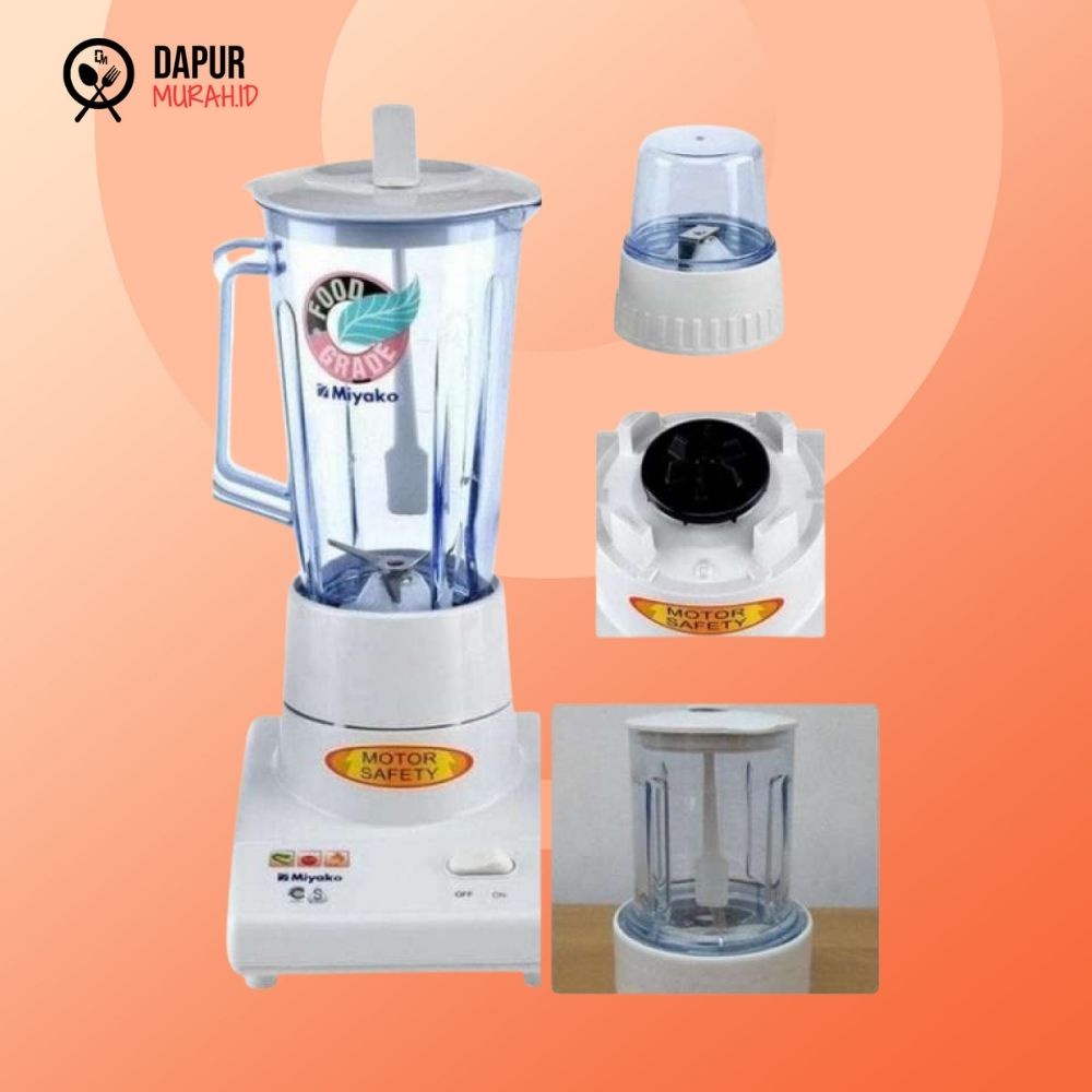 DM - Miyako BL 102 PL Blender Plastik 3 in 1 3in1 1 Liter Listrik  BL-102-PL