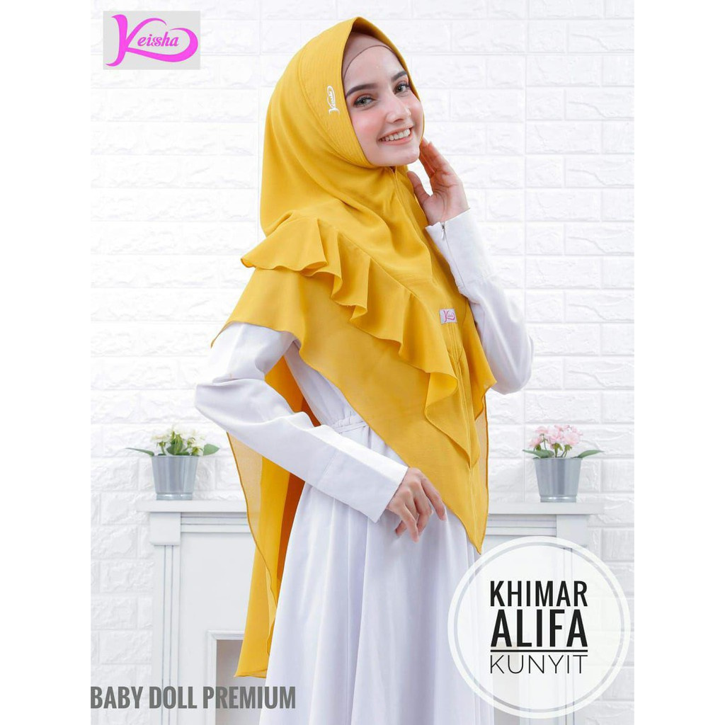 Hijab Instan Keissha Khimar Alifa #kunyit